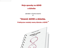 Tablet Screenshot of eb.adhd-dziecko.pl